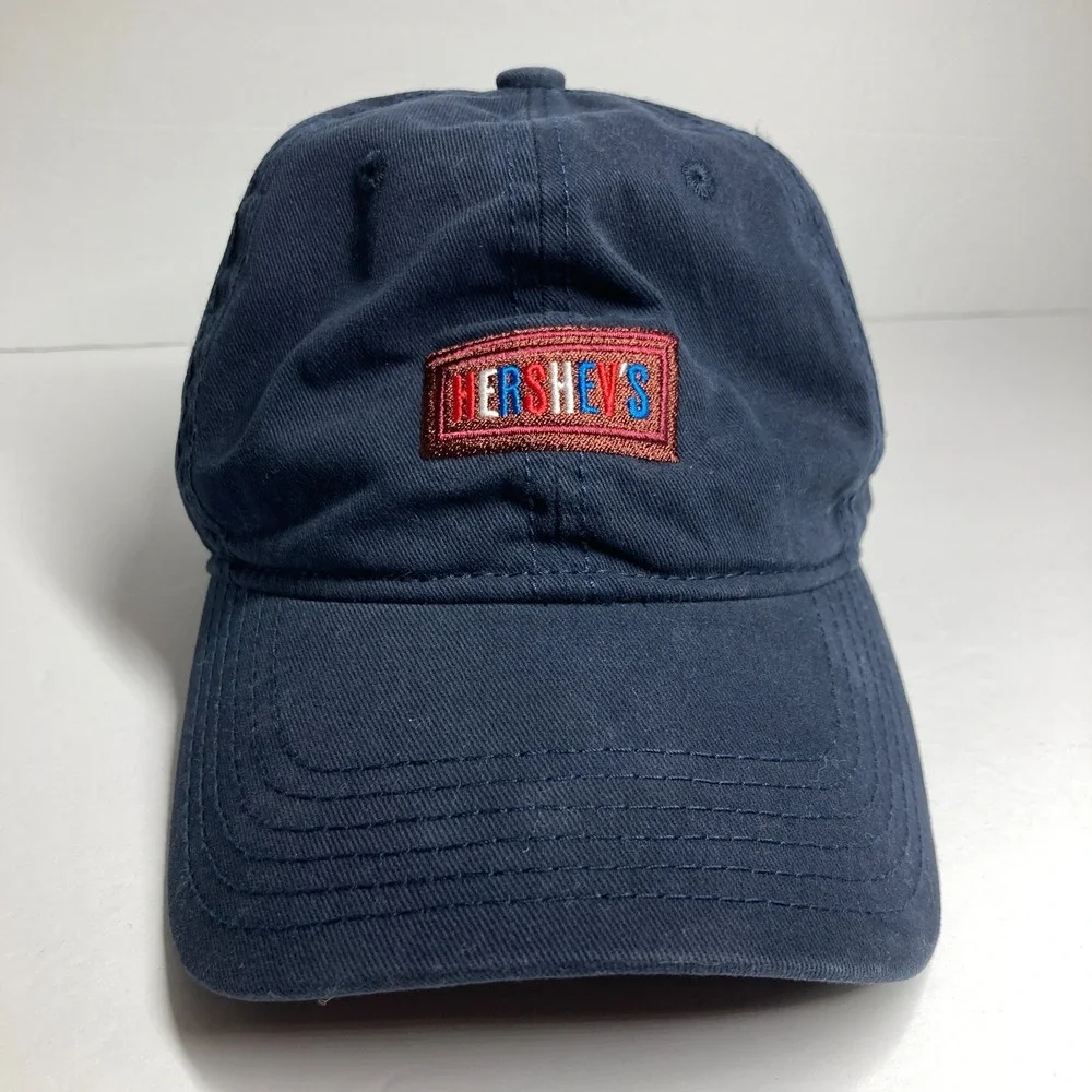 Hershey's Cap Hat‎ Blue Twill Adjustable Baseball Hat Chocolate Bar Factory